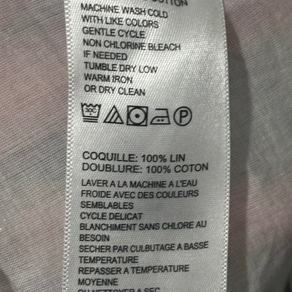 Tommy Bahama Linen Dress Womens Size Small Brown White Aztec Sheath - Picture 5 of 7